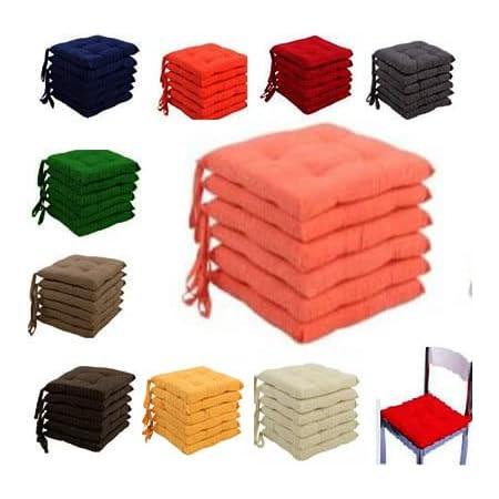 SET 6 COPRISEDIA CUSCINI CON FASCIA ELASTICA PER SEDIE IMBOTTITO - Foto 7