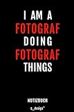 Notizbuch für Fotografen / Fotograf / Fotografin: Originelle Geschenk-Idee [120 Seiten weisses blanko Papier]
