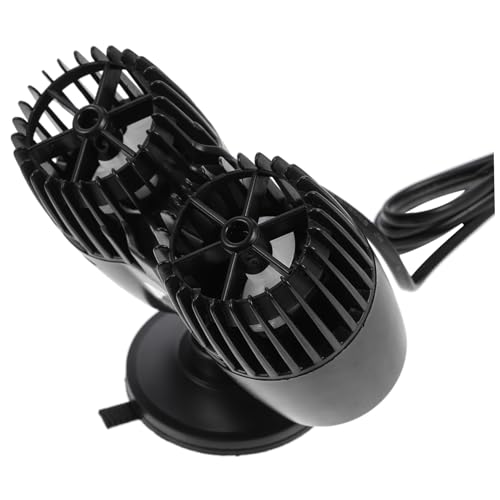 TEHAUX Household Aquarium Circulation Pump Professional Plastic Power Head with Suction Cup Reduces Temperature Differences for Fish Tanks Easy Installation US Plug Compatible