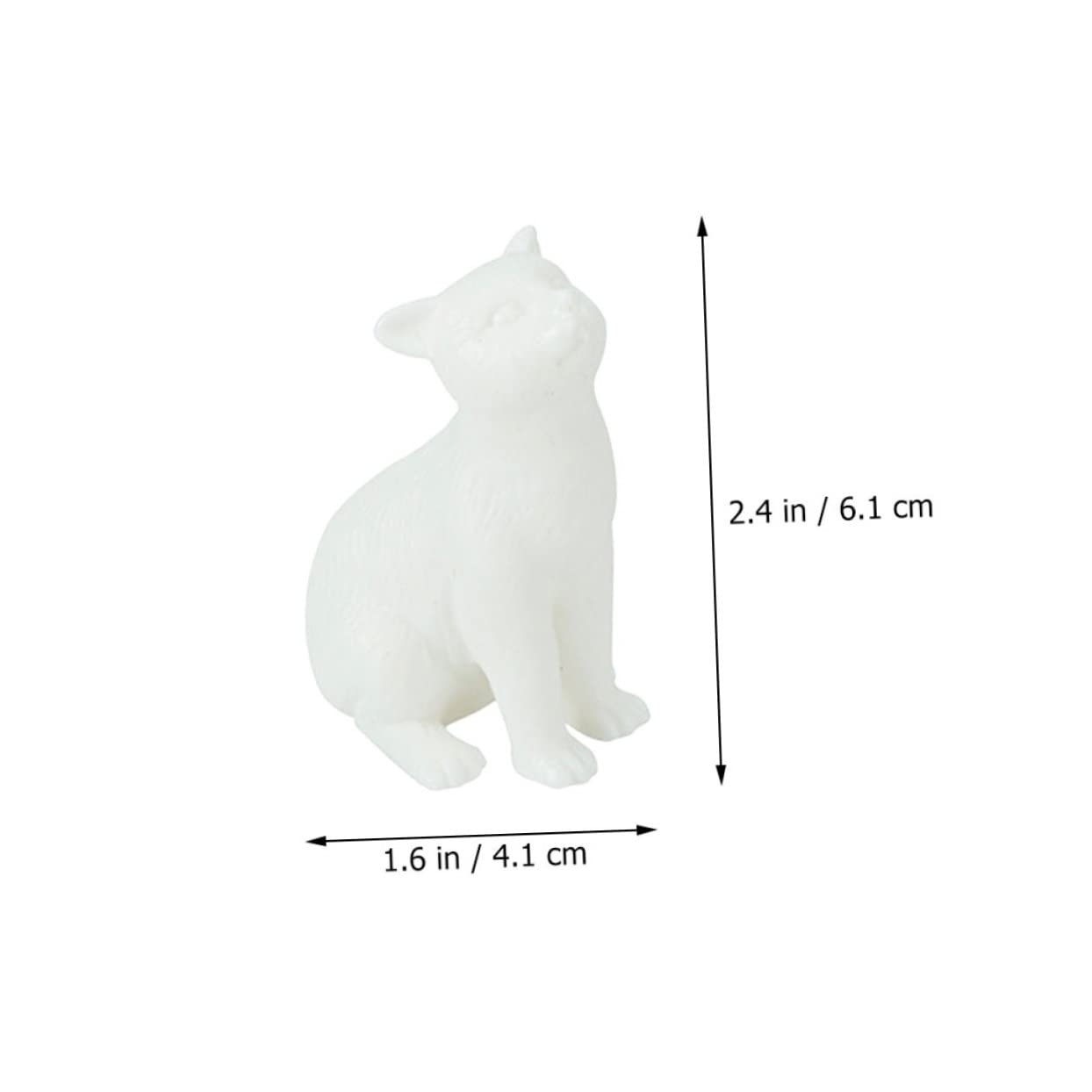 Ciieeo 3 Pezzi Di Ornamenti Mini Decorazioni Per La Casa Ornamento Del Desktop Giocattolo Da Scrivania Mini Figurine Ornamento Del Gatto Mini Giocattoli Ornamento Del Gatto Decorazioni