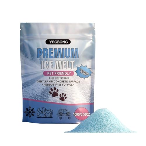 BOWTONG Ice Melt – Fonte de glace pour animaux de compagnie, 2026 glaces et neige fondues, sel adapté aux animaux de compagnie pour les glaces, la neige, action rapide et fondu/élimination de la neige