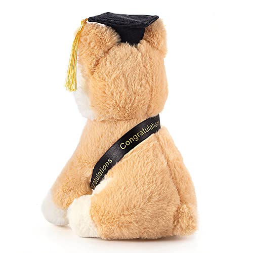 Gsuiver Graduation Giftfor Kids Graduation Bear Stuffed Animal Plush Toy (Puppy) #TOP2