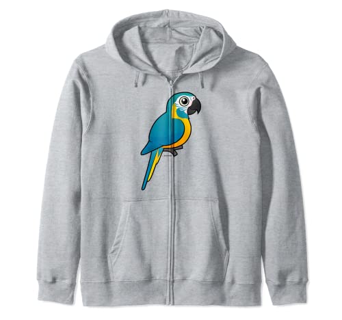 Birdorable Blue-throated Macaw | Blue-throated Macaw Zip Hoodie