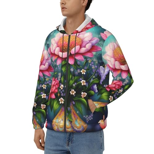 Sweat à capuche décontracté pour homme chaud pour mi-saison et hiver - 2