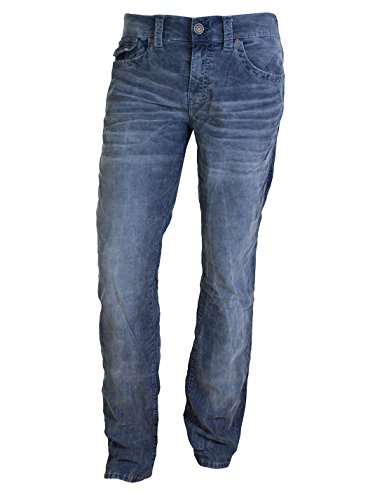 True Religion Men's Geno with Flap Acid Wash Corduroy