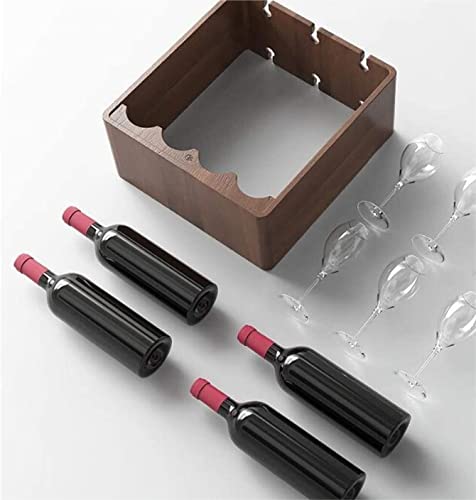 Soporte para botellas de vino madera 39.4x18.2x42.2 cm miniatura 4