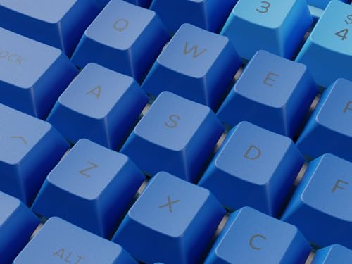 GLORIOUS GPBT Tastenkappen (115x) Cherry-Profil PBT, ISO in Ozeanblau – Ansicht 3