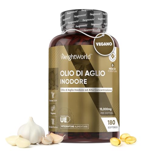 WeightWorld Capsule Aglio Softgel 15000mg, 180 Capsule
