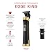 Red by Kiss Edge King Cordless Trimmer, Zero-Gapped DLC Blade for Precision Detailing, USB-C Quick Charge, Up to 4 Hours Runtime, Luxury Pouch, Blades Cover & Cleaning Supplies Included