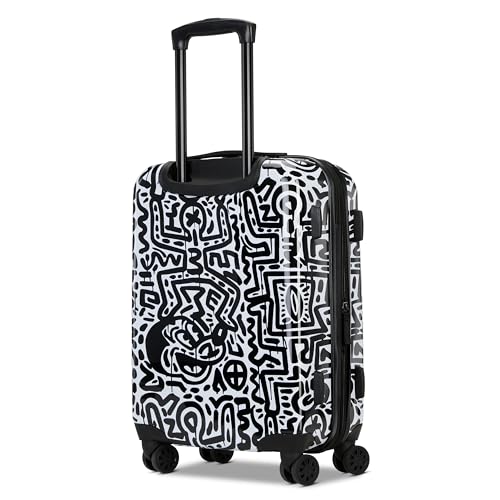 American Tourister Keith Haring Mickey Mouse Hardside Luggage with Spinner Wheels, Carry-On 19-Inch2