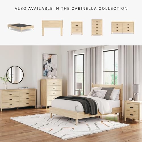Signature Design by Ashley Cabinella Full Size Panel Headboard, Light Brown - image 3