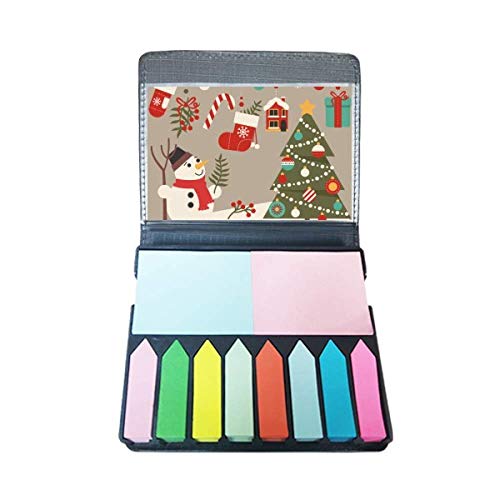 Marque-page bonhomme de neige coloré Merry Christmas pour livre de poche