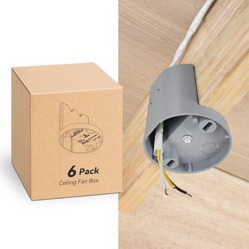 CycevSun Ceiling Fan Box with Cover (6-Pack)