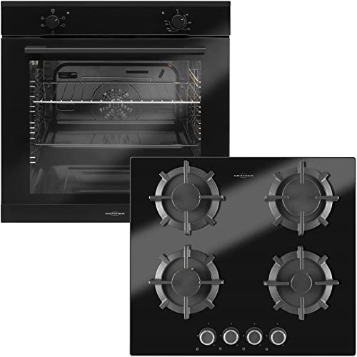 Oranier Backofen Set autark inklusive Gas-Kochfeld 60 cm GKH 2783 und Einbaubackofen EBS 9911