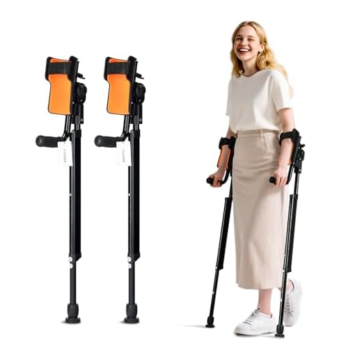 FUSHIDE Ergonomic Adjustable Forearm Crutches