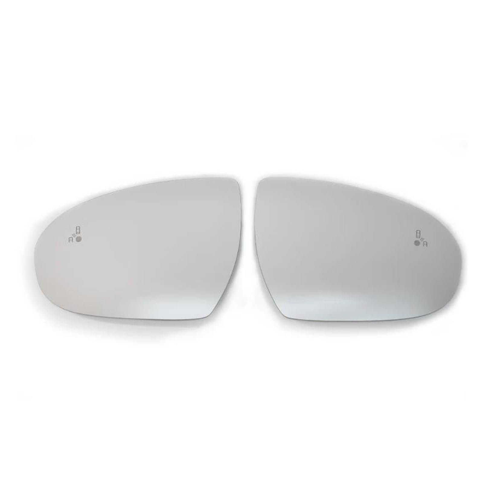 Glace Rétroviseur Verre Miroir Chauffant D'avertissement D'angle Mort Voiture Pour HYUNDAI Pour TUCSON 2015-2020 2016 2017 2018 2019 Verre Rétroviseur (Size : La gauche)