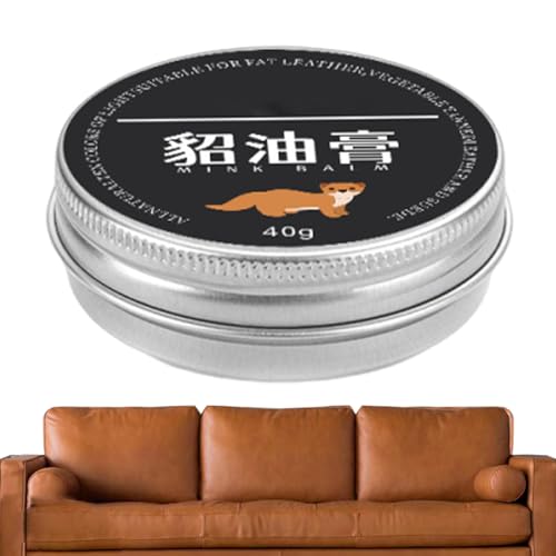 Crema per pelle, balsamo condizionante e ripristinante, idratante naturale per pelle, migliora la lucentezza e la morbidezza, finitura liscia per scarpe, giacche, borse, mobili, divani, sedili auto