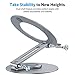 OMOTON Adjustable Laptop Stand with 360 Rotating Base, Ergonomic Laptop Riser for Collaborative Work, Dual Rotary Shaft Fully Foldable for Easy Storage, Fits All Laptops up to 16 inches, CoolGrey