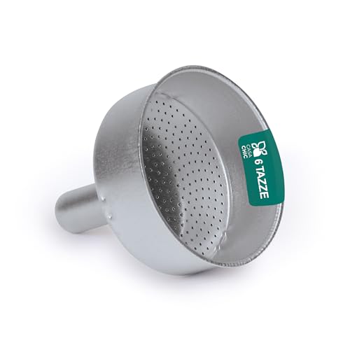 LifeChic Filtro Imbuto per Caffettiera Moka 6 Tazze, Ricambio Universale per Moka Espresso Accessorio per Caffè