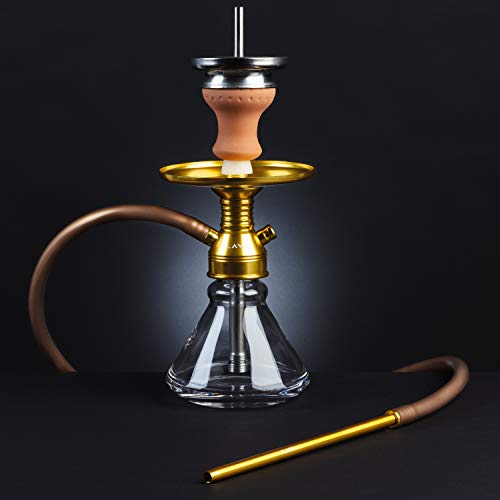 Preisvergleich Produktbild LAVA Minimi Shisha - Gold - Wasserpfeife