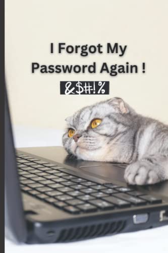 Cat Password Book | Password/Contact Book | Alphabetical Password Tracker | Internet Log Book To Organize Your Website Passwords In One Secure Convenient Place -  Independently published