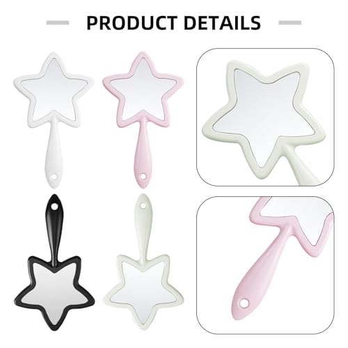 Miroir de maquillage portable avec surface claire pour retouches faciles - 4
