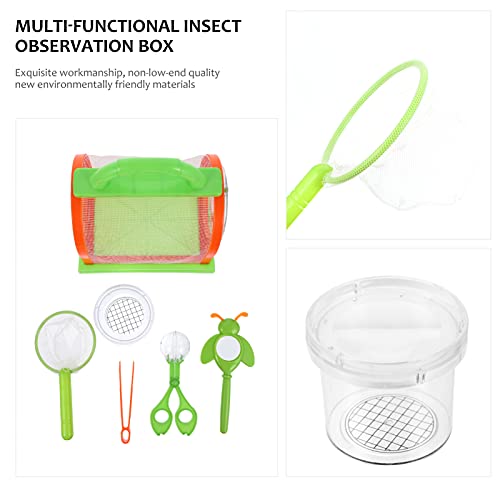1 Conjunto Caixa De Observação De Gaiola De Inseto Kit De Exploração Ao Ar Livre Kit De Apanhador De