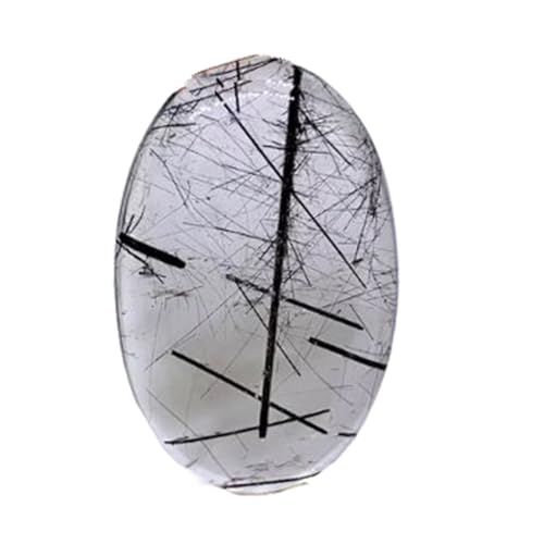 Quartz rutile noir naturel cabochon idéal pour fabriquer un cadeau unique