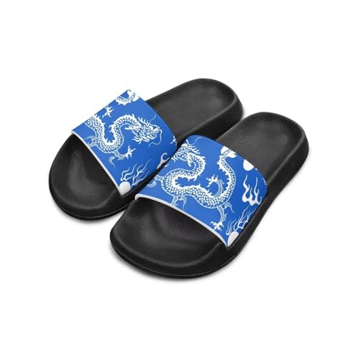 Forchrinse Kids Slides for Boys Girls House Slippers Arch Support Sport Sandals Summer Beach Slippers