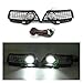 Fog Lights Compatible With VW Golf 3 MK3 Jetta Cabrio 1992-1998 Cover Grill Connecting Wire Cable Foglight Headlight LED Car Accsesories(LED)