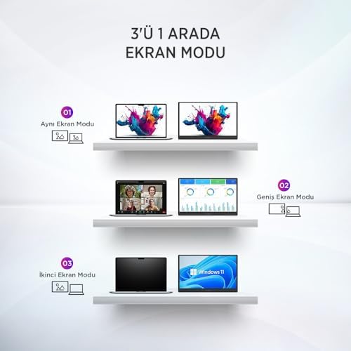 James Donkey JDP15 15,6″ 60Hz Full HD IPS Taşınabilir Monitör (Sıfır Ölü Piksel Garantili) - Görsel 5