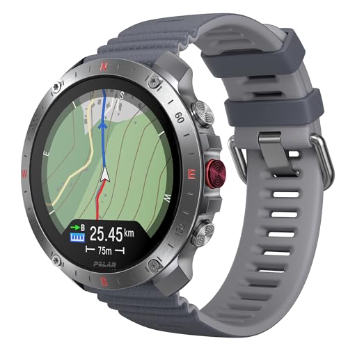 Polar Outdoor Multisport Watch Premium Grit X2 Pro: un smartwatch Robusto con GPS, Funciones de navegación avanzadas, Registro de Actividad, tecnología de biosensores y Entrenamiento con FC.