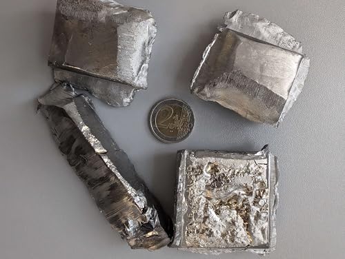 Niobium Nb 99,9 % métal pur fragment 10 g élément 41 pour analyse chimique