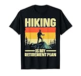 Funny Hiking Art for Men Women Hike Mountain Hiker Hiking T-Shirt