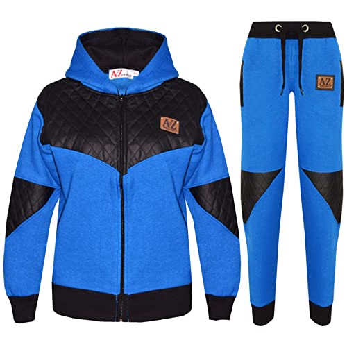 Survêtement pour enfants idéal pour l'école et le sport ensemble sweat et jogging bleu royal
