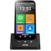 SPC ZEUS 4G Pro + Coque – Smartphone pour Seniors 4G, Mode Facile avec Grandes icônes, Bouton SOS, Configuration à Distance, Boutons physiques, 64Go de ROM, caméra 13MP, Android 11, Socle de Charge