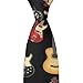 MZERSE Fashion Neckties Mens Shirt Uniform Skinny Tie for Business Holiday Necktie Guitars