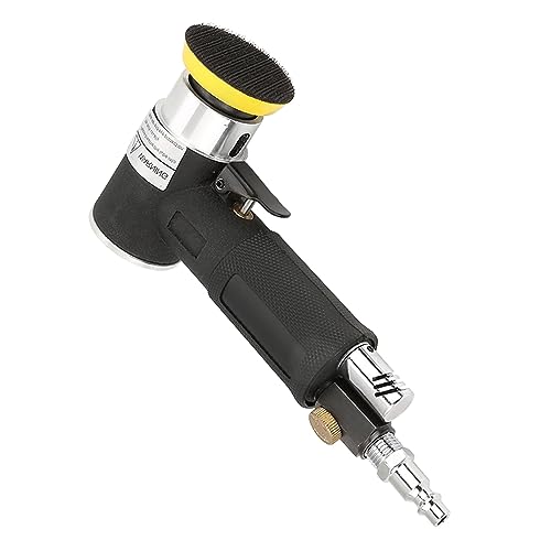 Mini Levigatrice Orbitale Ad Aria Compressa, Levigatrice Pneumatica Portatile Per Marmo E Pietra Levigatrice Orbitale Angolare Da 2 Pollici E 3 Pollici Per Levigare E Lucidare Ferramenta Mobili - 6