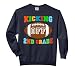 Back To School Kicking Off 2nd Grade Football Kids Comfort Colors Adult Sweatshirt