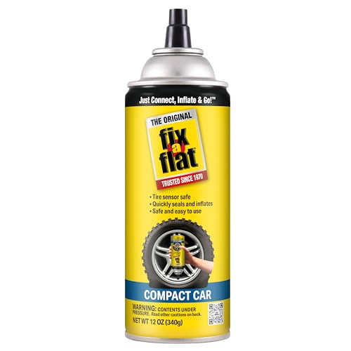 Fix-A-Flat S60410 Aerosol Tire Inflator with Eco-friendly Formula, 12 oz. Cone Top