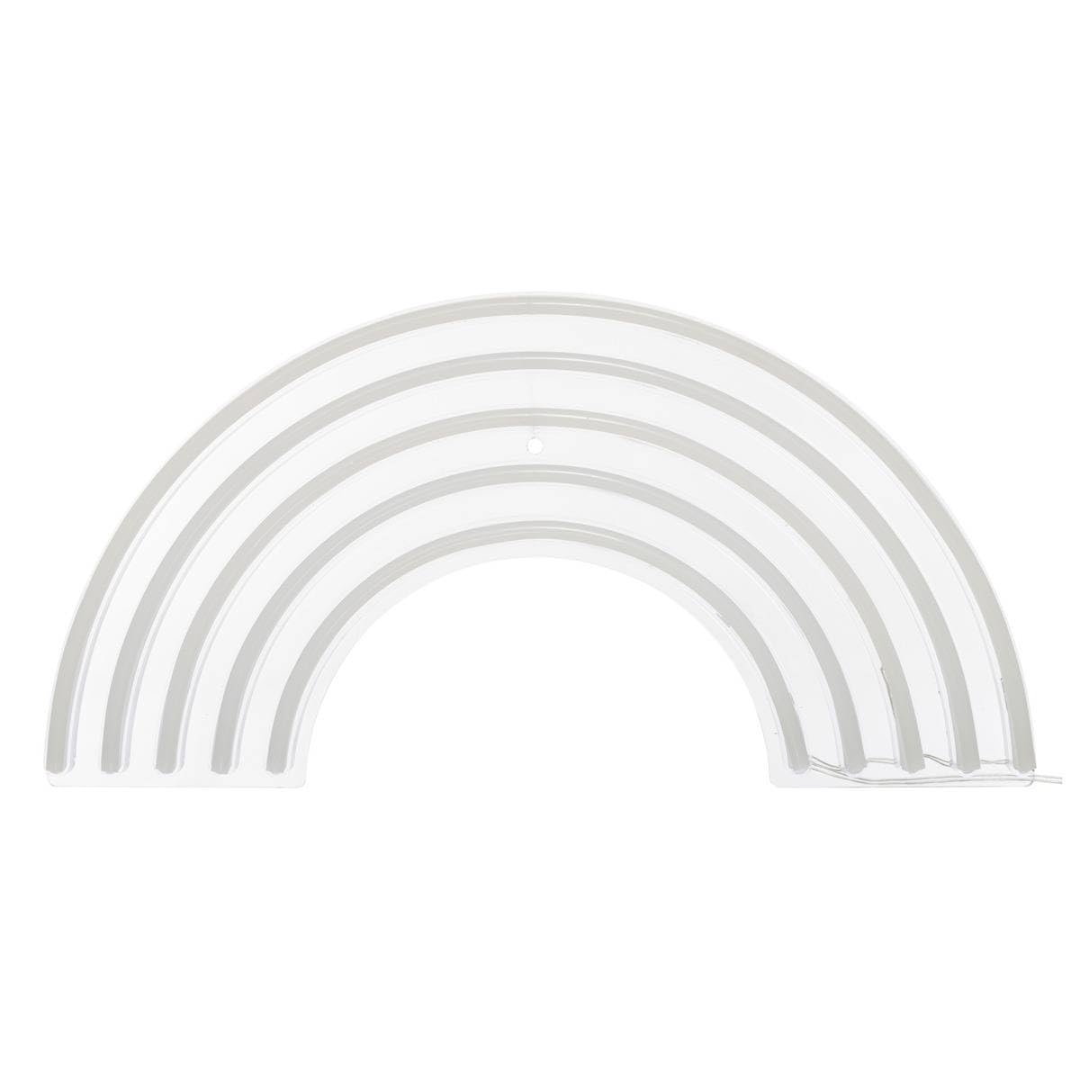 Atmosphera - Tube néon mural led arc en ciel l38cm