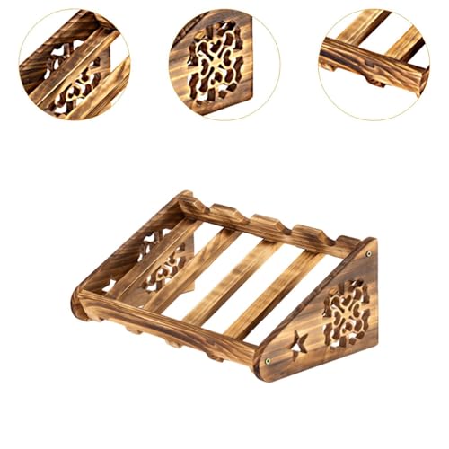 Soporte para Botellas de Vino de Madera, 3 Compartimentos miniatura 2