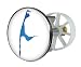 Produktbild Waschbeckenstöpsel Design Sylt | Abfluss-Stopfen aus Metall | Excenterstopfen | 38  40 mm