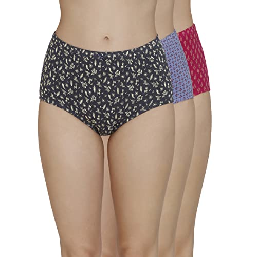Image of Amante Inner Elastic Cotton Full Brief Panty Pack- Pack of 3