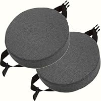 Amazon.co.jp: 25/30/35/40cm 丸型バースツールクッション 紐付き 丸型