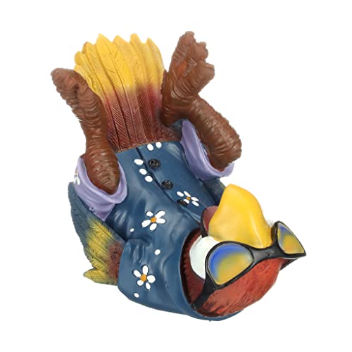 Design Toscano HF308507 Beer Buddy Tropical Tiki Parrot Bottle Holder Statue thumb #6