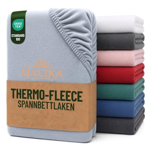Malika® Winter Thermo Fleece Spannbettlaken, kuschelig weich Flausch Spannbetttuch, Betttuch Jersey flauschig Soft Plüsch Laken… – Ansicht 1