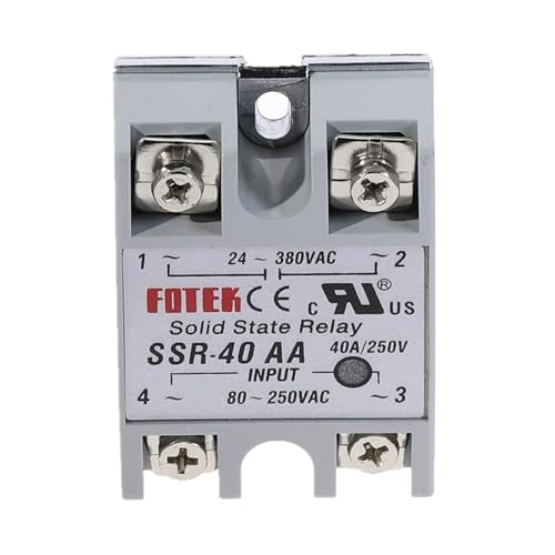 Module SSR-40AA relais statique pour réguler le chauffage d'un four électrique
