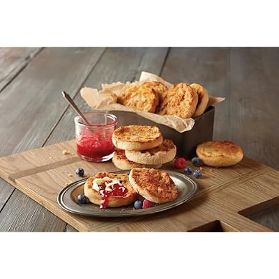 Wolferman's Traditional English Muffin Sampler, English Breakfast, Gift Basket Item, Breakfast Nook