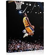 ART Kobe Bryant Black Mamba Canvas Wall Inspirational Motivational Basketball Player Quote Poster...